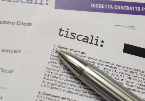 Modulo di disdetta Tiscali | Moduli.it