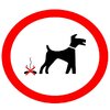 cartelli per cani che sporcano da stampare
